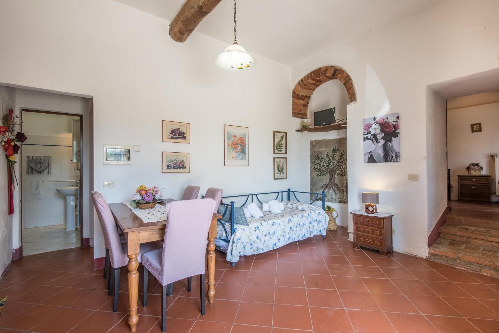 Vila Poggio Primo - Trilocale Carlotta Castiglion Fibocchi Exteriér fotografie